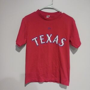 Boys Red Texas Rangers Napoli T-Shirt